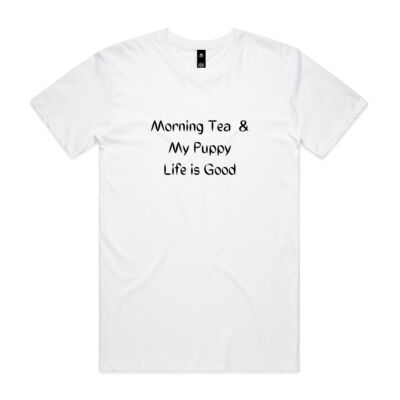 Morning tea & my puppy, Life is good Thumbnail